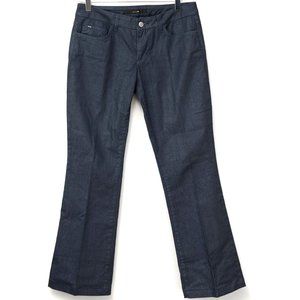 Joe's Jeans "The Honey" Bootcut Denim Shimmer Sparkle Dark Wash Blue Size 28